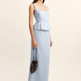 Posse - ROSALIE TOP - SILVER BLUE