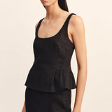 Posse - ROSALIE TOP - BLACK