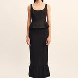 Posse - ROSALIE TOP - BLACK