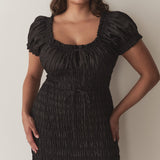 DÔEN - ROSALYNN DRESS -- BLACK