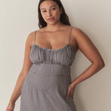 DÔEN - ROSARIA DRESS -- SANTA MARINA GINGHAM