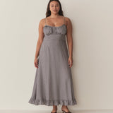 DÔEN - ROSARIA DRESS -- SANTA MARINA GINGHAM