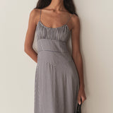 DÔEN - ROSARIA DRESS -- SANTA MARINA GINGHAM