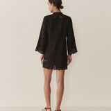 DÔEN - ROSELIE TUNIC -- BLACK