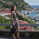 DÔEN - ROSELLA DRESS -- NOIR GRETA GINGHAM