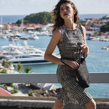 DÔEN - ROSELLA DRESS -- NOIR GRETA GINGHAM