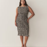 DÔEN - ROSELLA DRESS -- NOIR GRETA GINGHAM