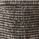 DÔEN - ROSELLA DRESS -- NOIR GRETA GINGHAM