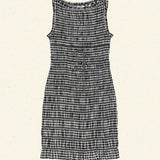 DÔEN - ROSELLA DRESS -- NOIR GRETA GINGHAM