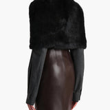 Khaite - Rovero Top in Black Shearling