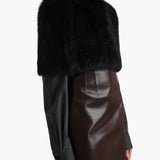 Khaite - Rovero Top in Black Shearling