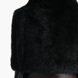Khaite - Rovero Top in Black Shearling