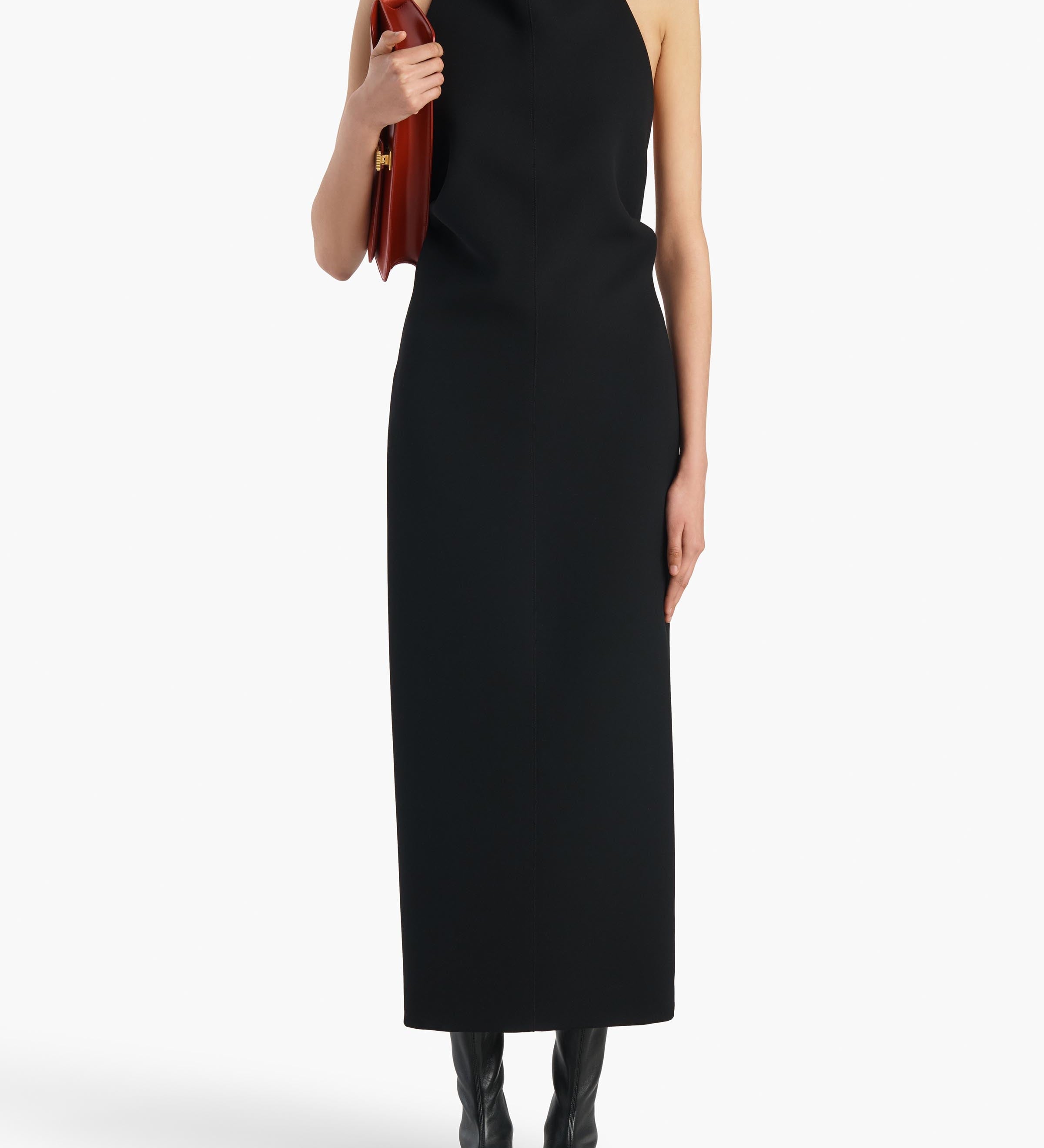 Khaite - Roxanne Dress in Black Crepe