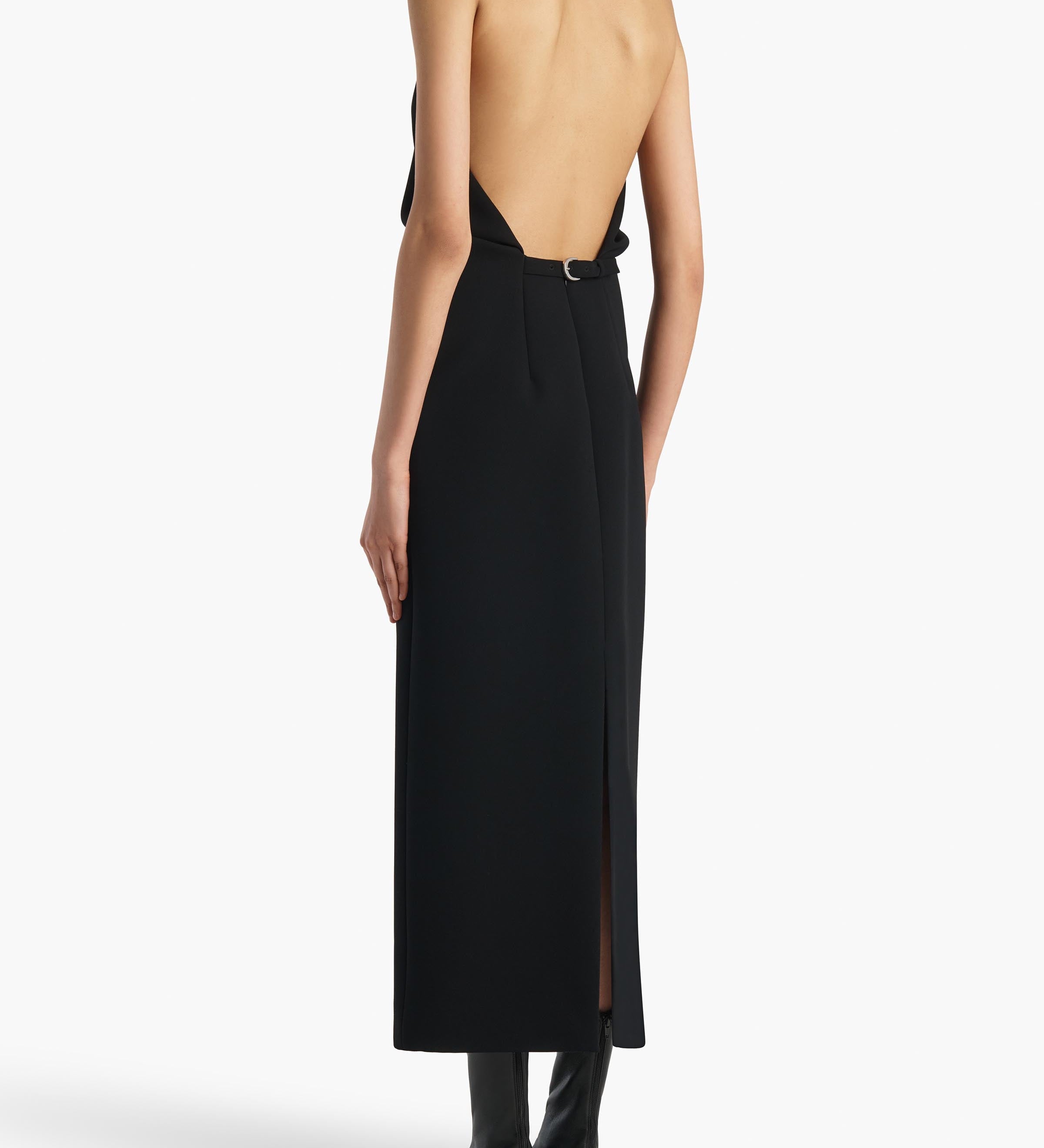Khaite - Roxanne Dress in Black Crepe