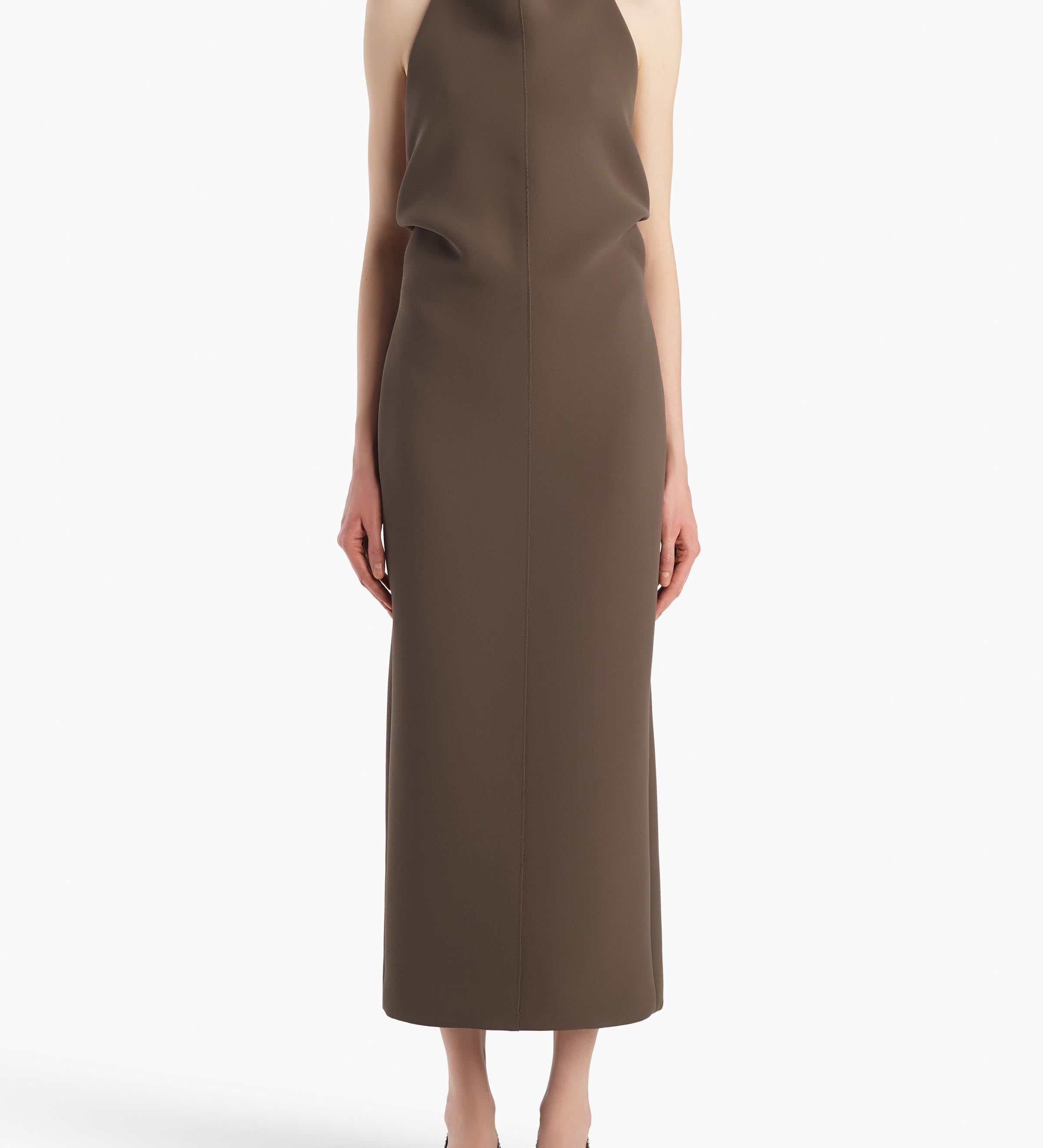 Khaite - Roxanne Dress in Clove