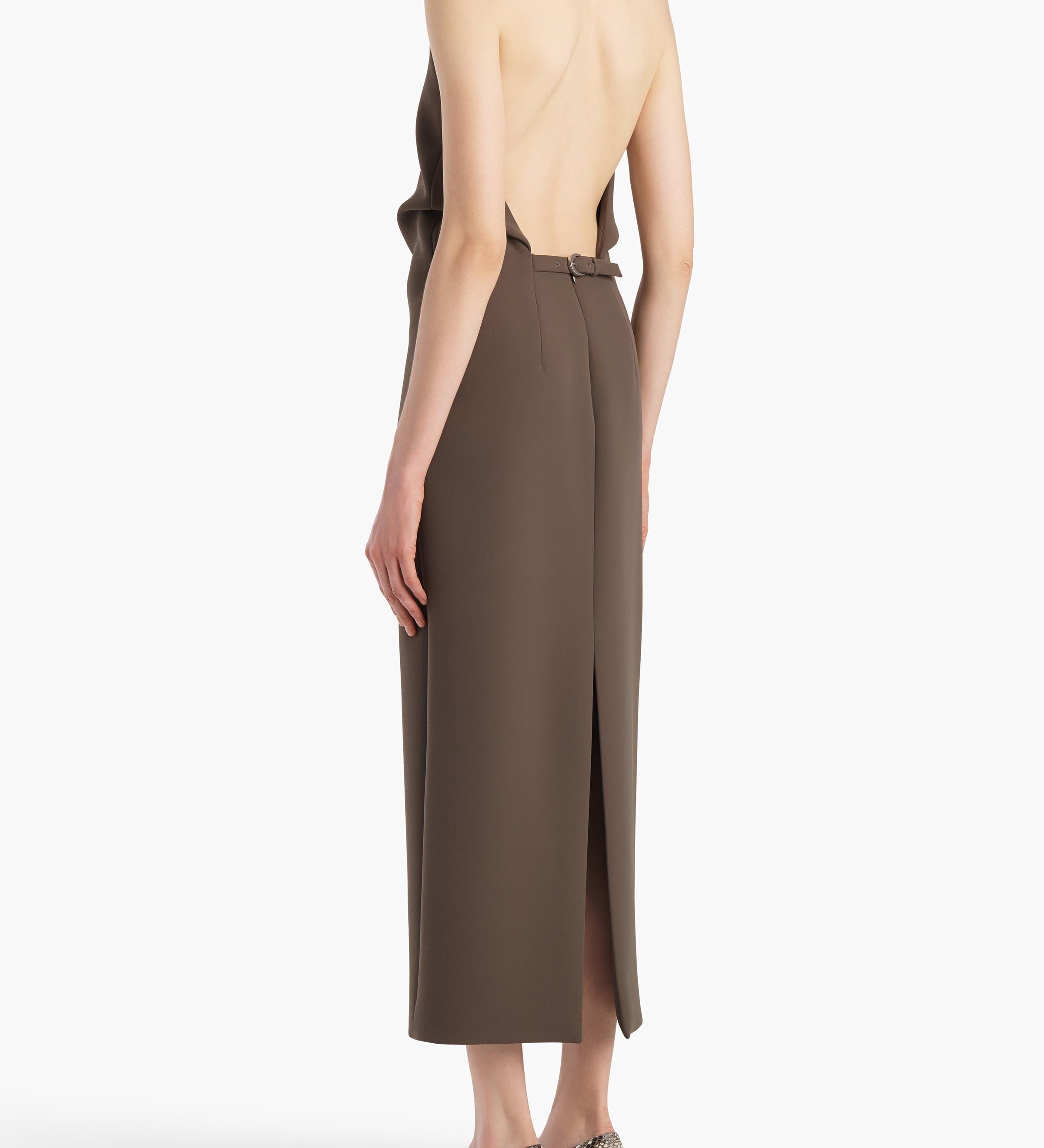 Khaite - Roxanne Dress in Clove