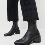 Loeffler Randall - Roxy Black Leather Ankle Bootie