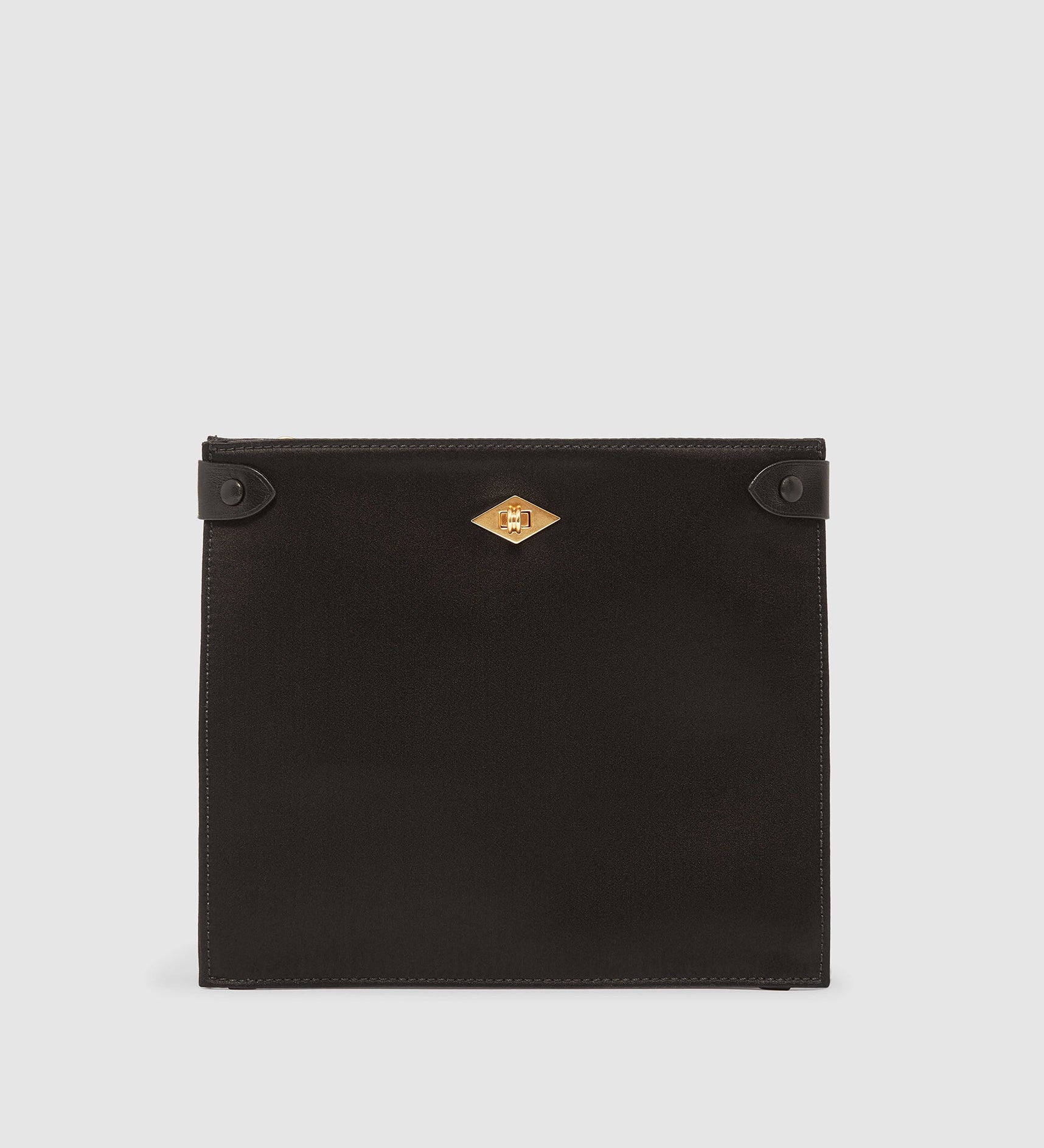 Metier - Stowaway Crossbody Silk Satin Black
