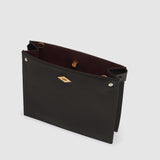 Metier - Stowaway Crossbody Silk Satin Black