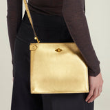 Metier - ISSIMO | Métier Stowaway Metallic Calfskin Gold