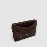 Métier - Rider Briefcase Suede Chocolate