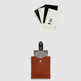 Métier - Playing Cards and Deck of Cards Case Smooth Calfskin Sienna
