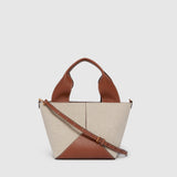 Metier - Market Mini Natural Linen with Cognac