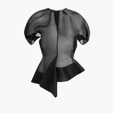 Khaite - Rumi Top in Black Silk