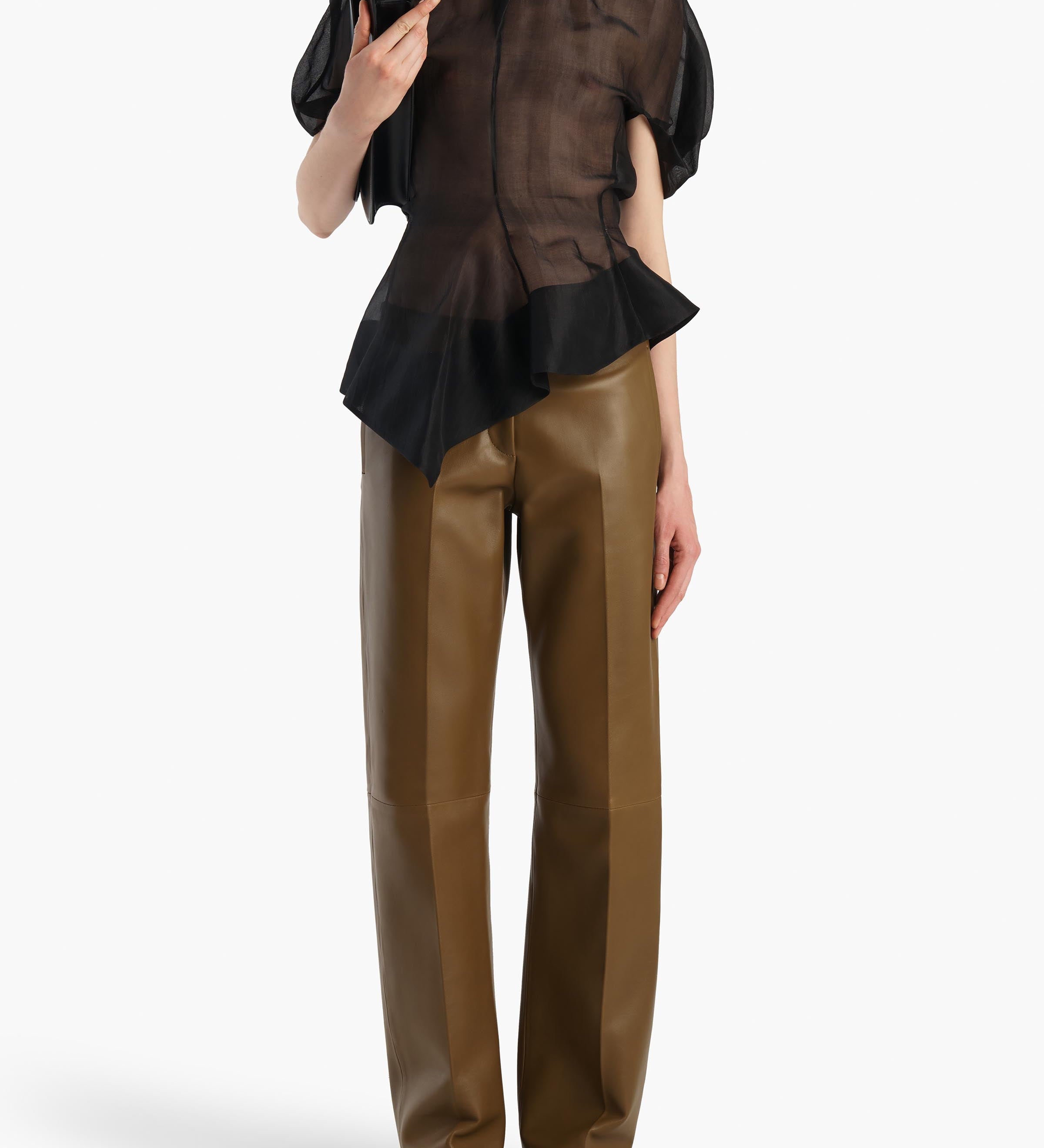 Khaite - Rumi Top in Black Silk
