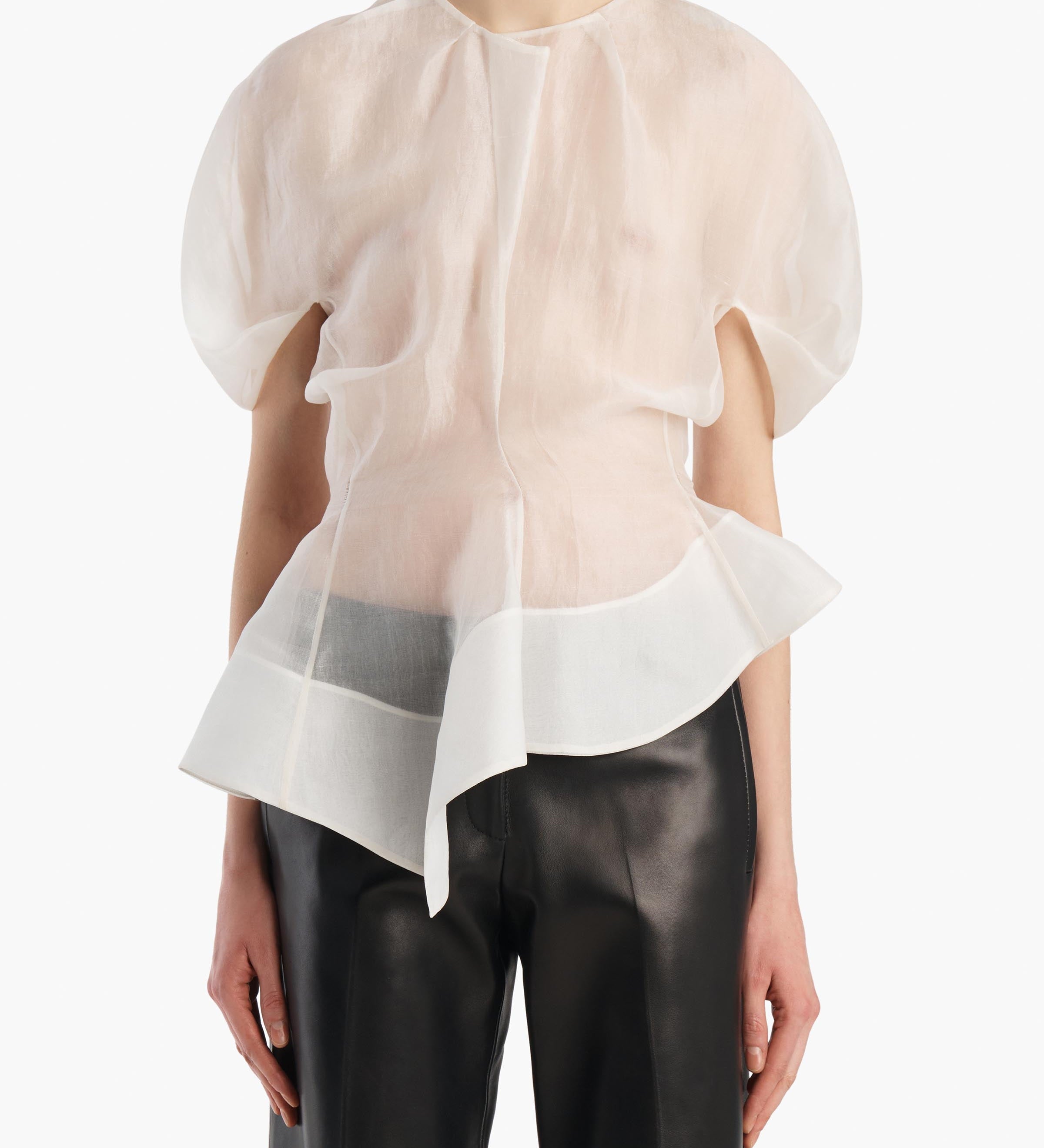 Khaite - Rumi Top in Chalk