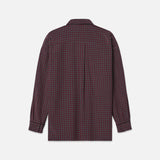 FRAME - Ritz Women's Pajama Shirt -- Bordeaux Multi
