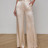 L'AGENCE - Gavin Silk Wide-Leg Pant