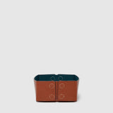 Metier - Medium Reversible Collapsible Box Buffalo Cognac and Smooth Calfskin Lost At Sea