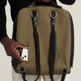 Métier - Rider Backpack Military Twill Khaki with Cacao