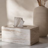 The Citizenry - Riya Marble Tissue Box