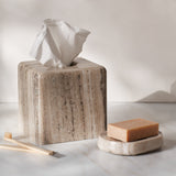 The Citizenry - Riya Marble Tissue Box