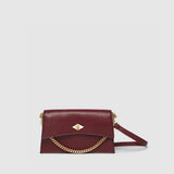 Métier - Roma Mini Clutch Buffalo Dark Cherry