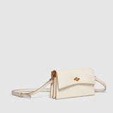 Métier - Roma Mini Clutch Smooth Calfskin White Sand