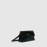 Métier - Roma Shoulder Bag Glossy Calfskin Forest Green