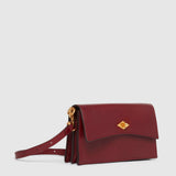 Métier - Roma Mini Clutch Buffalo Dark Cherry