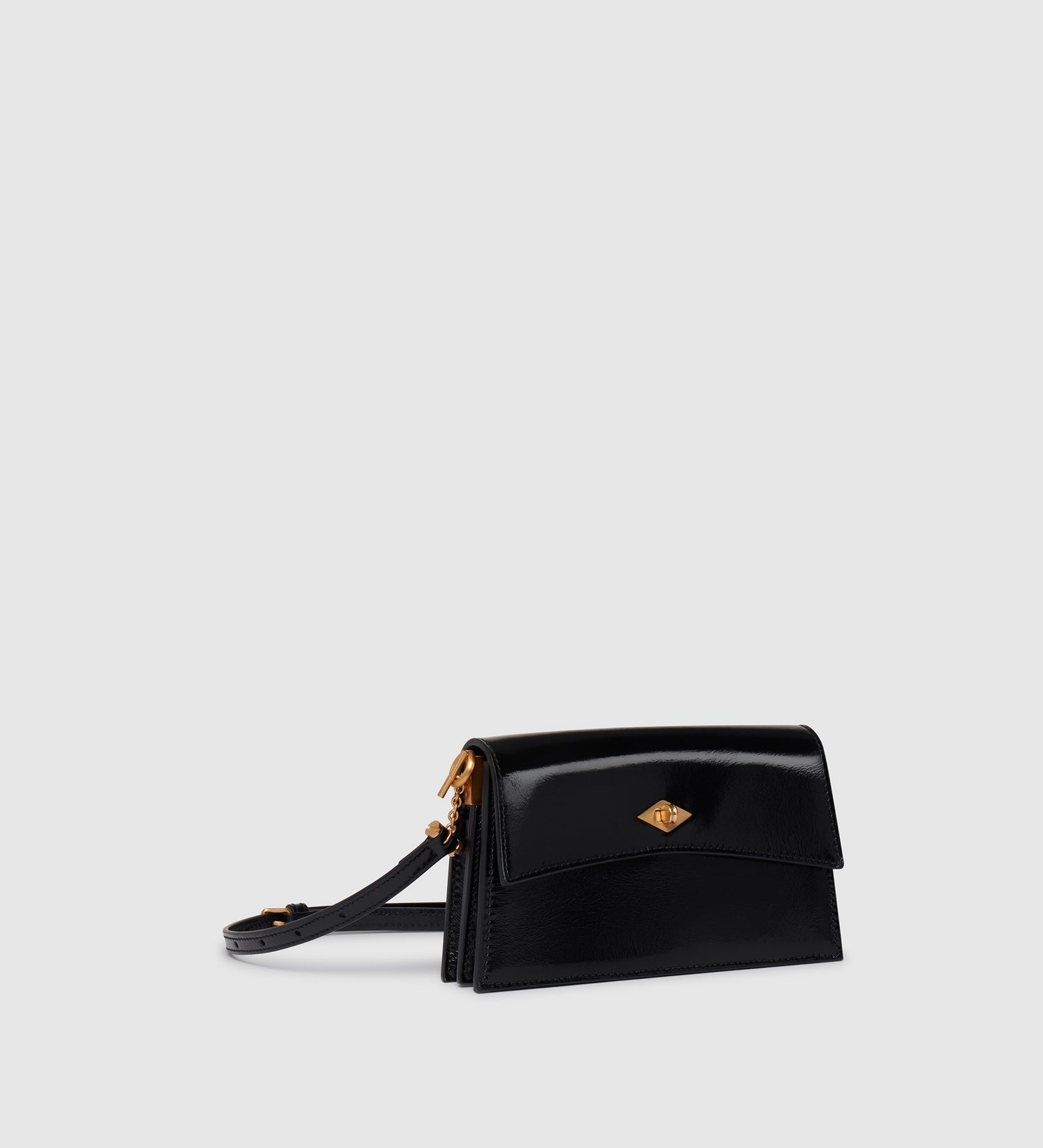 Metier - Roma Mini Glossy Calfskin Black