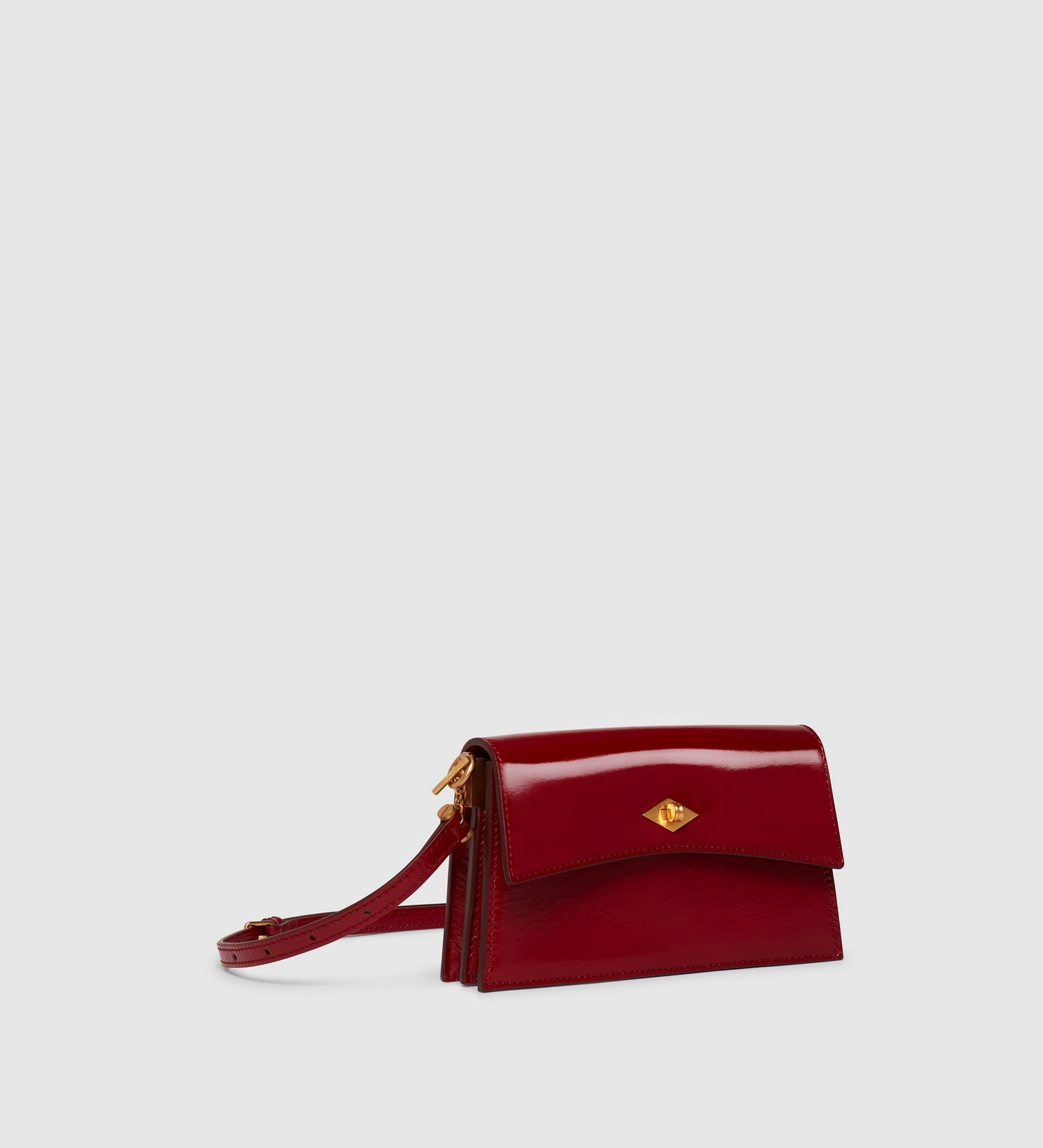 Metier - Roma Mini Glossy Calfskin Classic Red