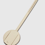 Métier Luggage Tag Smooth Calfskin White Sand