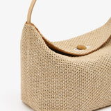Christopher Esber - Turnlock Raffia Shoulder Bag