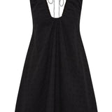 Faithfull - Juana Mini Dress Valentina Broderie Black
