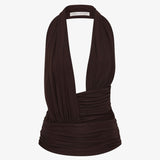 Christopher Esber - Draped Cummerbund Jersey Top