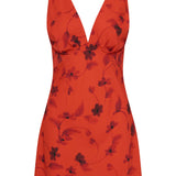 Faithfull - Graciela Mini Dress Pirazzo Floral Rosso