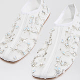 Christopher Esber - Frosted Beaded Mesh Flat