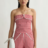 Posse - EBONY STRAPLESS TOP