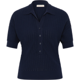 Faithfull - Oana Polo Shirt Vintage Navy